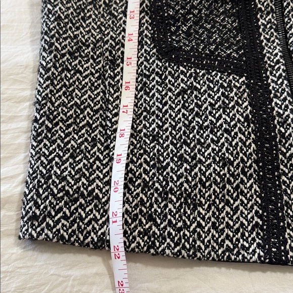 Etcetera Black and White Tweed Zip Up Jacket Jacket - Picture 7 of 10